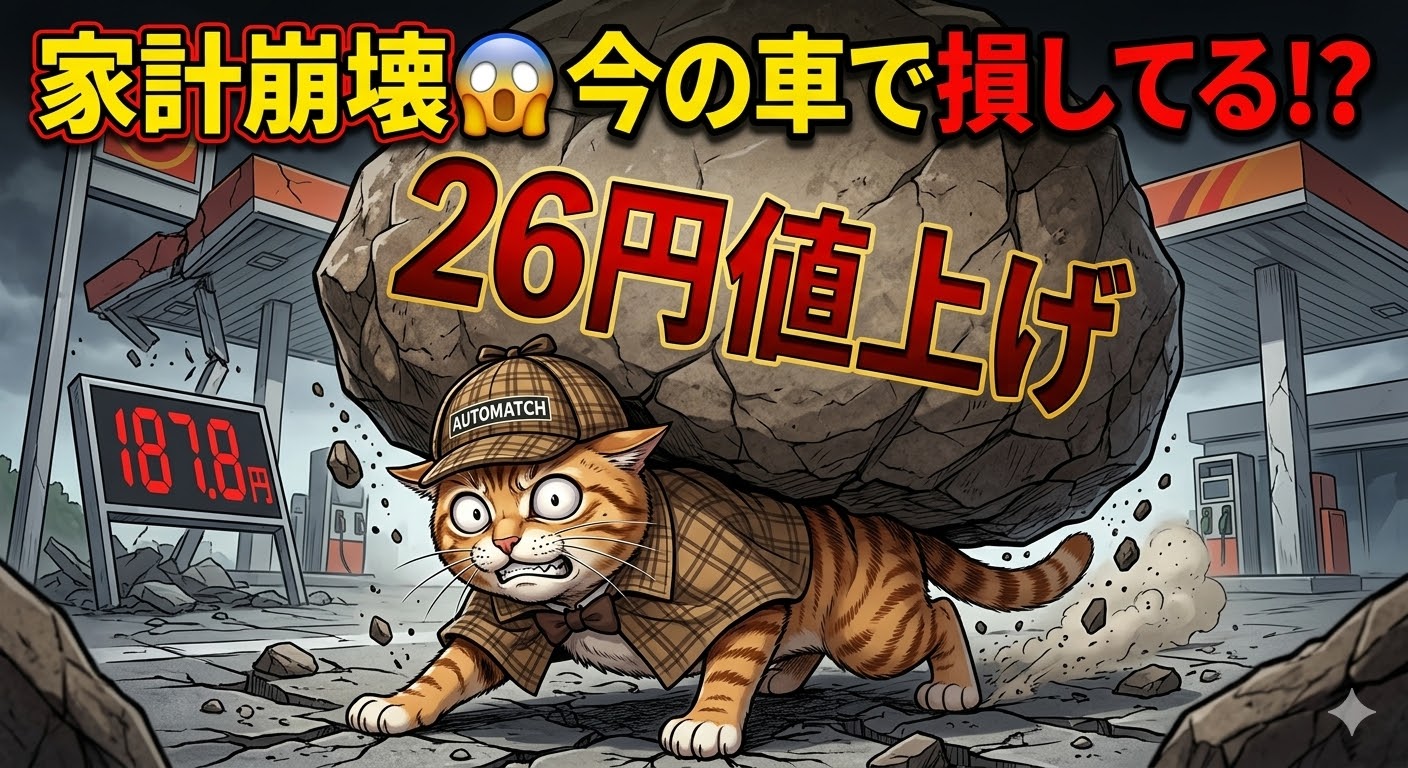 ガソリン26円値上げの衝撃と家計へのダメージ