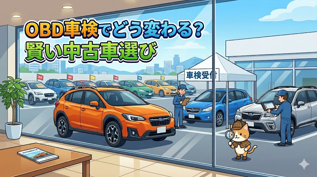 【2026年最新】中古車の「OBD車検」とは?義務化スケジュール・対象車・見えない故障リスクと賢い買い方
