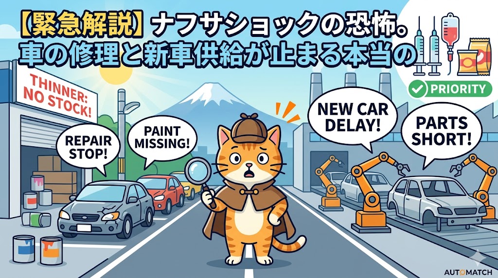 ナフサショックと自動車業界の危機