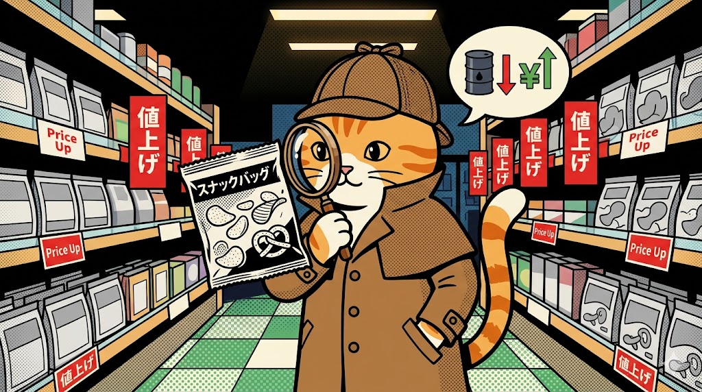 お菓子の袋が白黒に?ナフサショック、いまどうなってる?