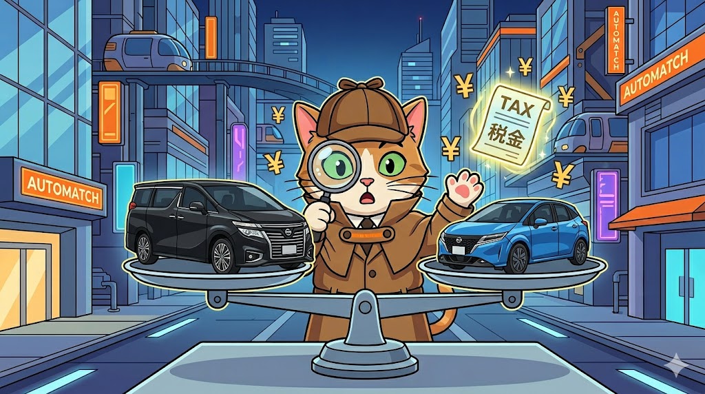 エルグランドとノートの自動車税が同じ!? 税金のカラクリ